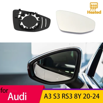 Електрическо странично Широкоугольное Огледало за Обратно виждане С Подгряване За Audi A3 8Y S3 8Y RS3 8Y RS A S 3 2020-2024 Аксесоари