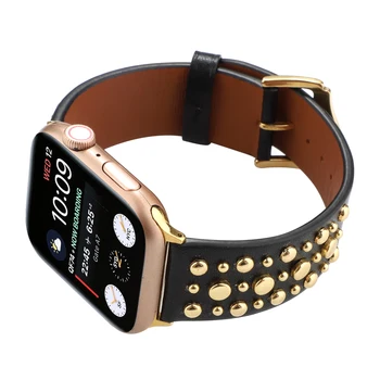 Луксозна каишка за Apple watch band 40 мм 41 мм 44 мм 45 мм Аксессуарный гривна с нитове каишка 8ультра 49 мм и каишка за часовник