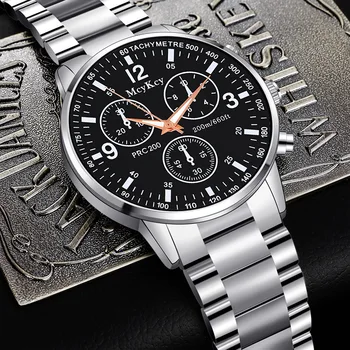 Луксозни бизнес часовници за мъже Relogio Masculino, водоустойчив мъжки часовник, кварцов часовник Reloj Hombre от неръждаема стомана Часовник Мъжки