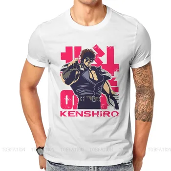 На юмрука на Северната Звезда на Японската Манга 166b Kenshiro Тениска Класически Графични Мъжки Тениски, Блузи Големи Размери Памучен Тениска с Кръгло деколте