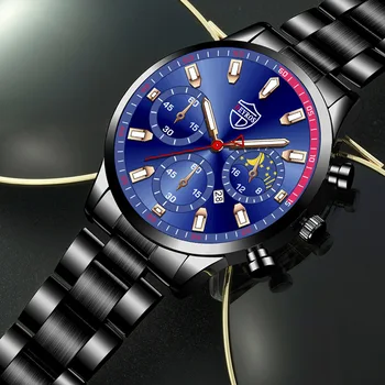 Популярни Часовници Мъжки кварцов часовник с Календар от неръждаема Стомана за Мъже Персонализирани Ежедневни Светещи часовници Reloj Hombre 2023 DEYROS