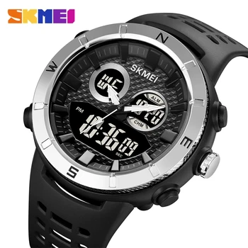 Спортни часовници SKMEI за мъже, военни от висок клас марка, цифров часовник с TPU каишка, 50 м., водоустойчива, светлинен часовник, мъжки Relogio Masculino