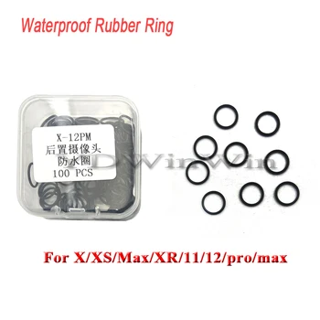 100 бр./лот, водонепроницаемое гуменият пръстен, задната част на кутията, ремонт на камера за задно виждане, гуменият пръстен за iphone X XR XS Max 11 12 Pro Max 12mini