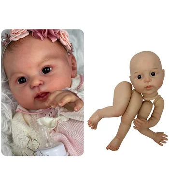 18-20-цолови, боядисани комплекти кукли-Реборнов в Разглобено формата, реалистичен комплект Bebe Reborn, Преродения Sin Pintar