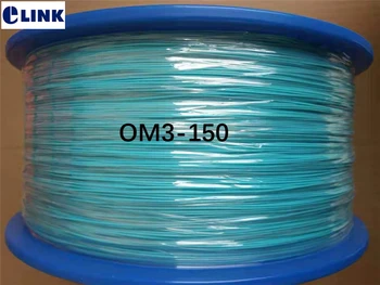2500mtr 0,9 мм и оптичен кабел OM3-150 мулти-режим цвят на морска вълна за издържливост косичек ftth оптичен проводник от 2,5 км/ролка ELINK