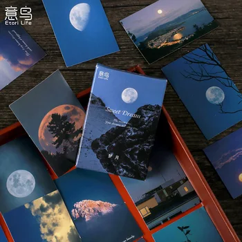 30 бр./опаковане. Списание серията Moon Dream Декоративни стикери за scrapbooking стикер за дневник, канцеларски материали, етикети за албума