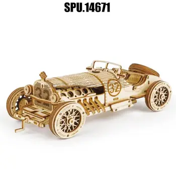 3d дървени играчки-пъзели V8 Grand Sport Car, конструктори за тийнейджъри