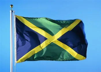 90 см х 150 см Голям Национален флаг на Ямайка, начало декор, окачен летящ банер 3x5 фута
