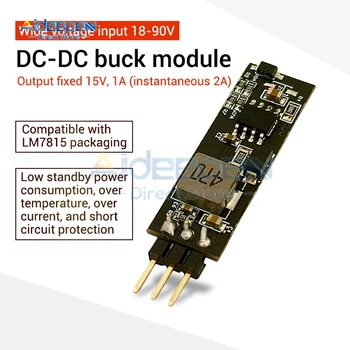 DC-DC стъпка надолу Модул за Хранене 1A Регулируема стъпка надолу Модул Регулатор на Напрежение Dc 18-90 от В 15 до В За Arduino