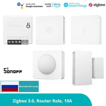Sonoff ZBmini Smart Switch, Интелигентен Сензор за Температура И Влажност, Датчик за Движение, Домашен помощник Smartthings Алекса Echo Hub
