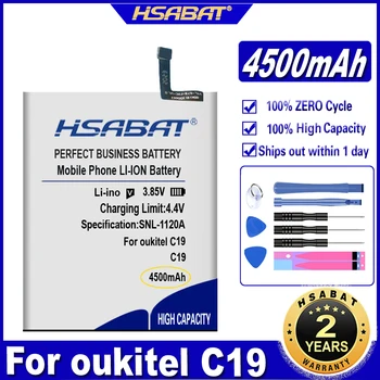 Батерия HSABAT C19 4500 mah батерии за Oukitel C19