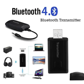 Безжичен комплект Bluetooth, Fm предавател, Bluetooth, Aux на автомобила автомобилни аксесоари, Usb C авто аудио музикален адаптер за телевизор телефон