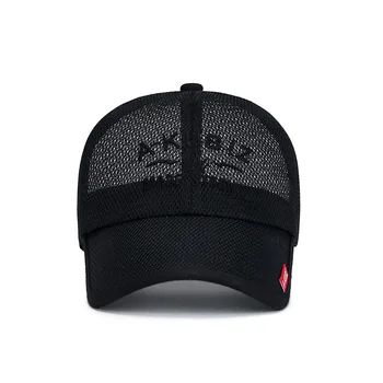 Бейзболна шапка лятна с пълна мрежа за мъже и жени, бързосъхнеща дишаща солнцезащитная шапка за улицата, регулируем шапка за разходки, голф, бягане