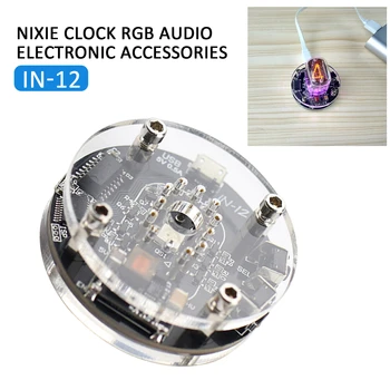 В 12 однотрубных светещи часа Nixie Clock RGB Аудио електронни Аксесоари САМ