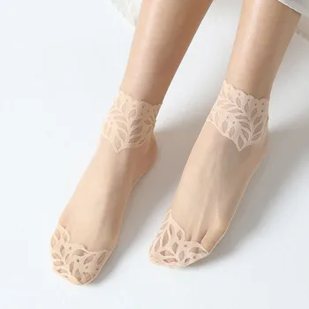 Дамски дантелени чорапи, нова серия дезодоранти с дишаща мрежа, абсорбираща потта, Моден тренд, универсални INS, Хит на продажбите, дамски Чорапи Y117