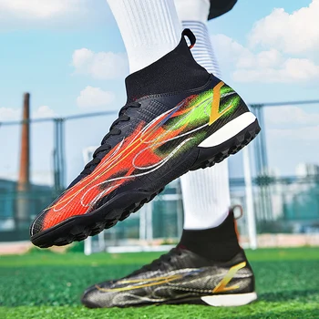 Детски футболни обувки Mbappe Futsal, футболни обувки Chuteira Campo, мъжки спортни маратонки Ourdoor, мъжки обувки TF/FG