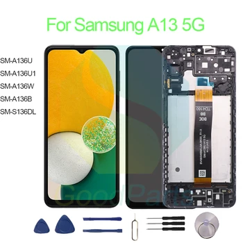 За Samsung A13 5G Подмяна на екрана на дисплея 2408*1080 SM-A136U/U1/W/B/DL A13 5G LCD дисплей, LCD дисплей
