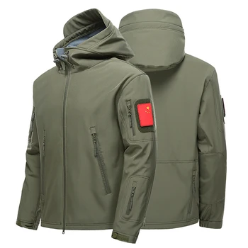 Зимни якета за мъже, windbreakers, ежедневни палто с цип, dr. тактически якета в стил милитари, мъжки паркове, топло яке-бомберы softshell
