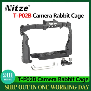 Камера Nitze GH6 T-P02A T-P02B PE31, Клетка за Зайци, Камера, Метални Удлинительная Рама, Защитна Клетка с Прикрепен за Студено Башмака
