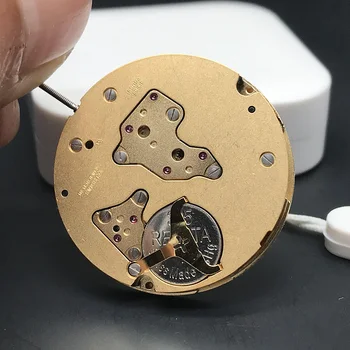 Кварцов часовников механизъм Ronda 5010B най-високо качество, златни детайли за часовници, 10 скъпоценни камъни как става това с батерията вътре, стандартен механизъм