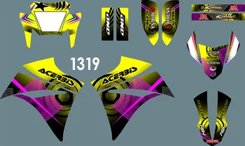 Комплекти стикери с графики и фонове за мотоциклетизъм екипа на 3M за YAMAHA XT660R XT 660R