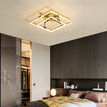 Модерен led тавана лампа Jmzm с превръщането ъгъл на наклона, прожектор, домакински дистанционно управление, Затемняющий лампа за спални, лампа за кабинет, хол