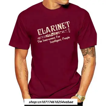Модерна нова мъжка тениска Clarinet - For Intelligent People, дамска тениска