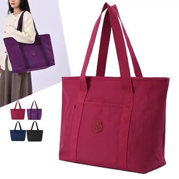 Нова дамска чанта с горната дръжка на известната марка, голяма найлонова плажна чанта на рамото, ежедневни чанти-тоут, дамски портфейл, женската чанта, чанти Femme Bolsa Feminia