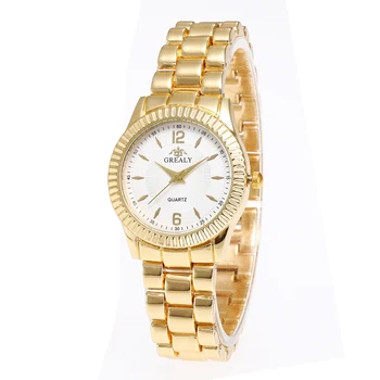 Нови Модни ежедневни дамски часовници е от неръждаема стомана, ръчни часовници за влюбени, ежедневни дамски часовник Relogio Feminino, цвят: златист, сребрист дамски часовници