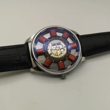 Персонализирани часовници, Ръчно изработени Оригинални кварцов часовник Модерен електронен часовник Iron Man Сърце Реактор Watch