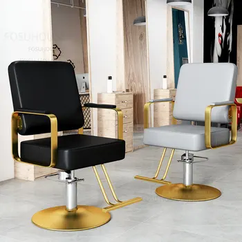 Прости Удобни фризьорски столове, Фризьорски салон, Специален стол за подстригване на коса, Модерни столове за Салона за красота, Вдигане на фризьорски стол