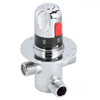 Регулируема термостатичен смесительный клапан, месинг термостатичен вентил за регулиране на температурата на смесване на топла/студена вода за бойлери