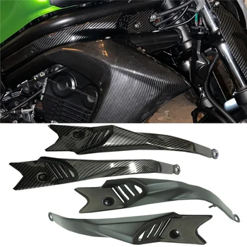 Резервни части за Мотоциклети Kawasaki ER6N Страничен Капак на Резервоара Панел Рамка Газ Обтекател Защитен от въглеродни влакна ER-6N 2012 2013 2014 2015 2016