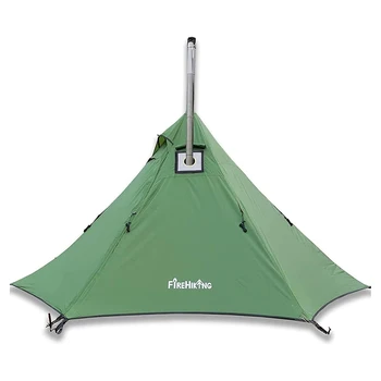 Сверхлегкая палатка за туризъм с домкратом за печката, палатка-вигвам за 1 човек