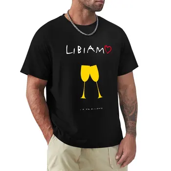 Тениска La Traviata - Libiamo, тениски оверсайз, черна тениска, мъжки забавни тениски