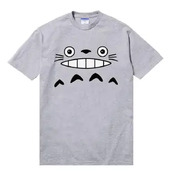 Тениска TOTORO Tonari no Totoro, тениска, памучен свободна тениска с изображение Тоторо в стил харадзюку, тениски