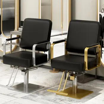 Фризьорски стол за салони за красота, фризьорски столове, Фризьорски салон, специален подвижен стол за фризьорски салон, Модерни Столове за апартамент с облегалка
