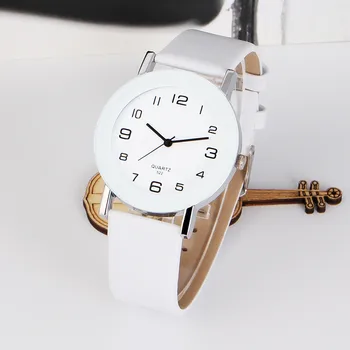 Часовници-гривни Дамски Модни кожени черни аналогови кварцови часовници Дамски часовници Relogio Feminino Reloj Mujer