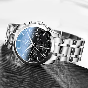 Часовници мъжки карнавални Модерни спортни Многофункционални автоматични механични часовници Мъжки часовници най-добрата марка на Луксозни Бизнес Reloj Hombre